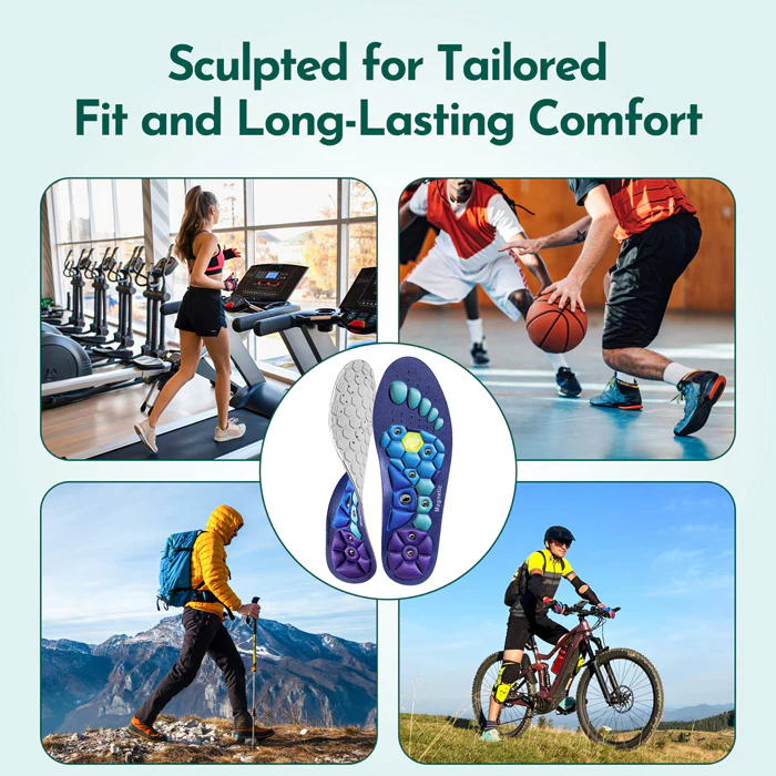 Performance Orthopedic Insoles - Magnetic Acupressure Points with Multi-Layer Cushioning - Image 8